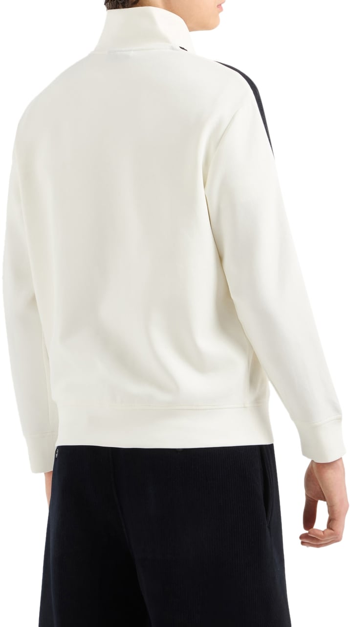 Emporio Armani Sweaters Bianco Caldo Wit