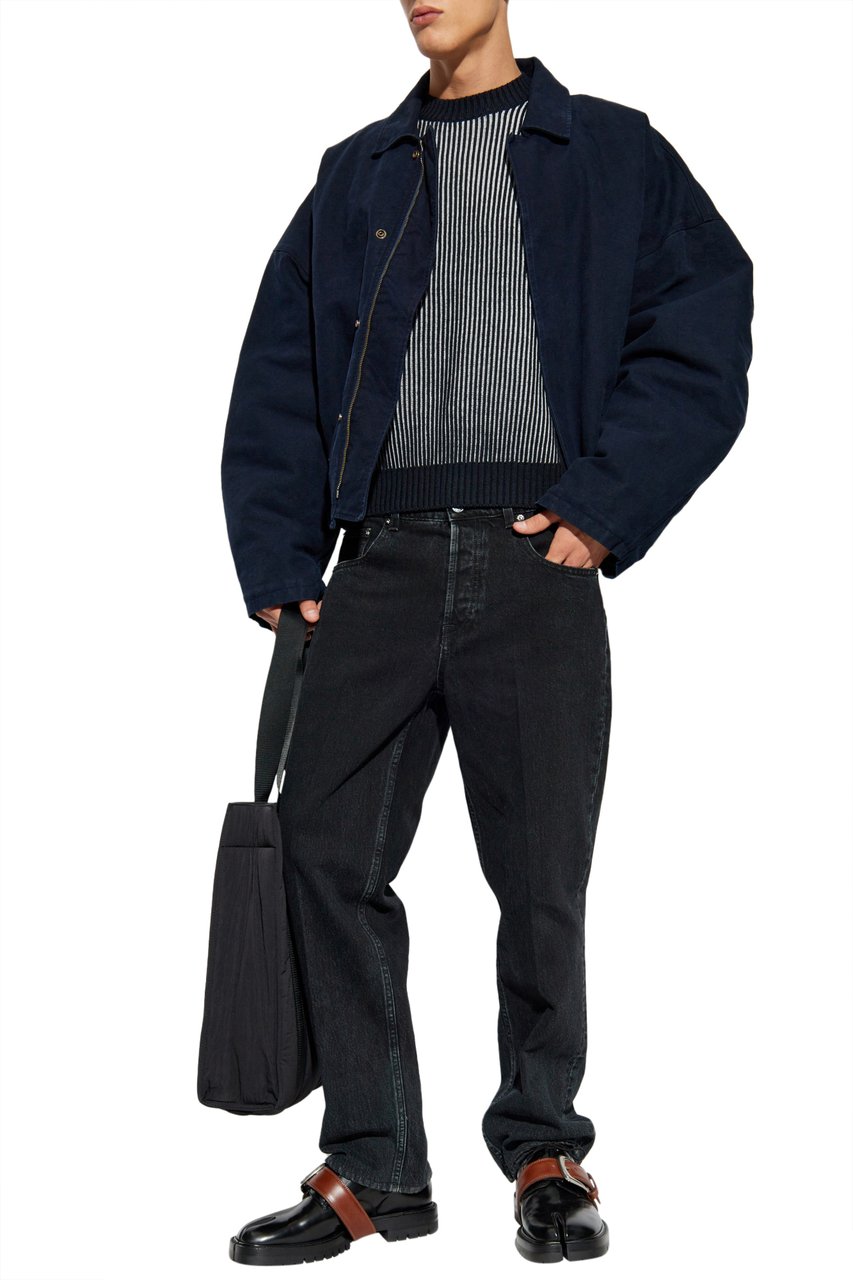 Emporio Armani Sweaters Blue Blauw