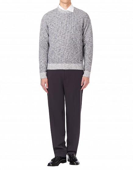 Emporio Armani Sweaters Blue Blauw