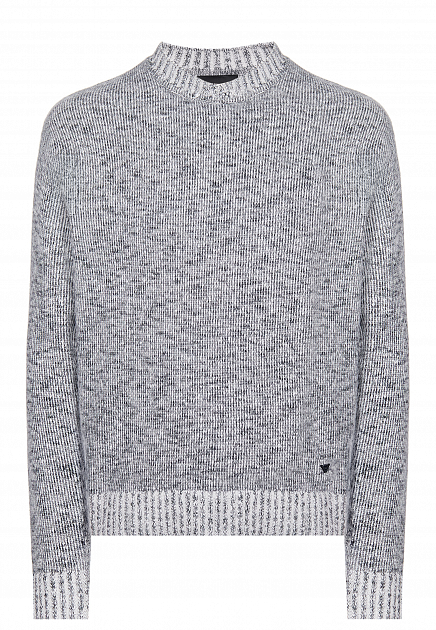Emporio Armani Sweaters Blue Blauw