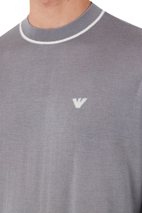 Emporio Armani Sweaters Grey Grijs