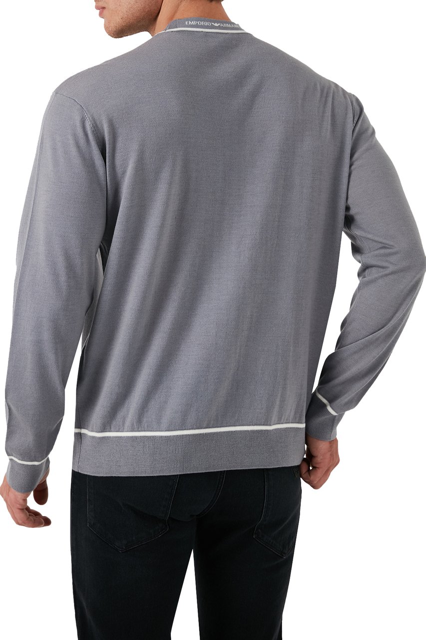 Emporio Armani Sweaters Grey Grijs