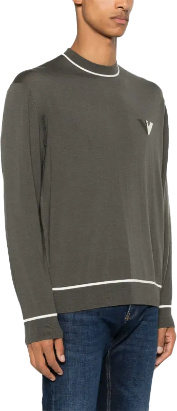 Emporio Armani Sweaters Green Groen