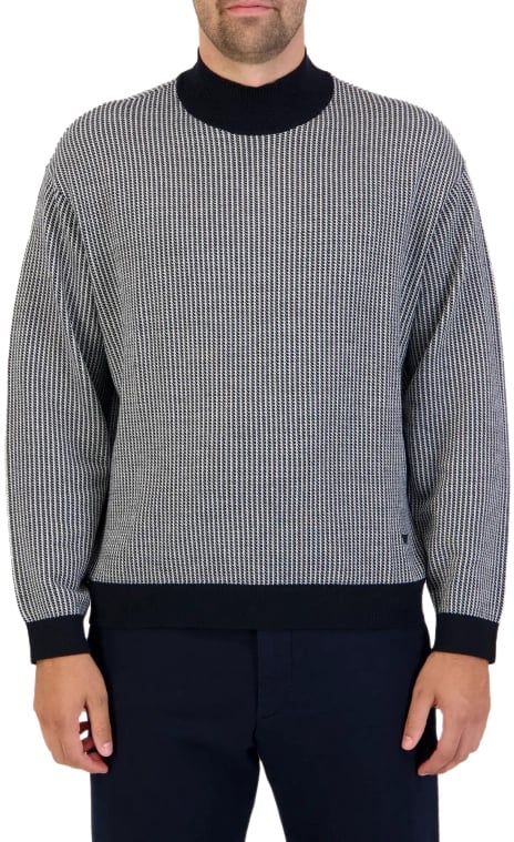 Emporio Armani Sweaters Blue Blauw