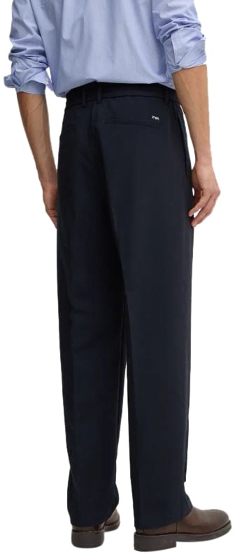 Emporio Armani Trousers Blue Blauw