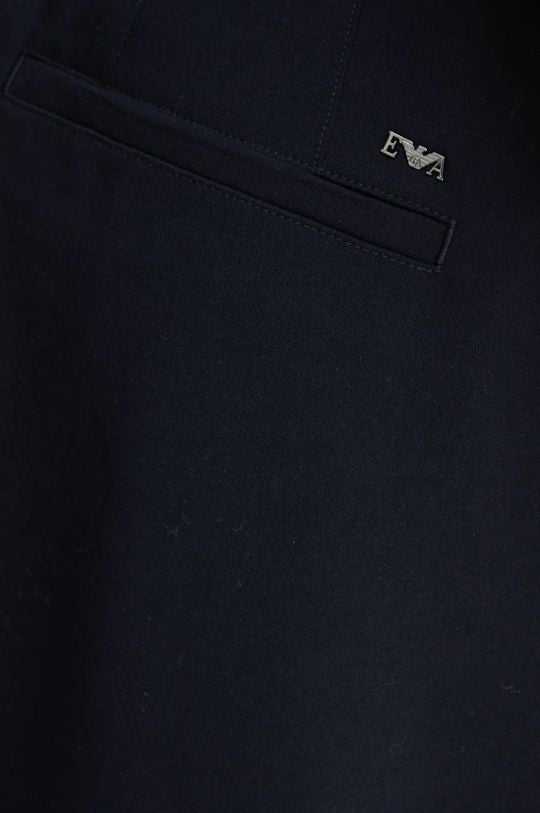 Emporio Armani Trousers Blue Blauw