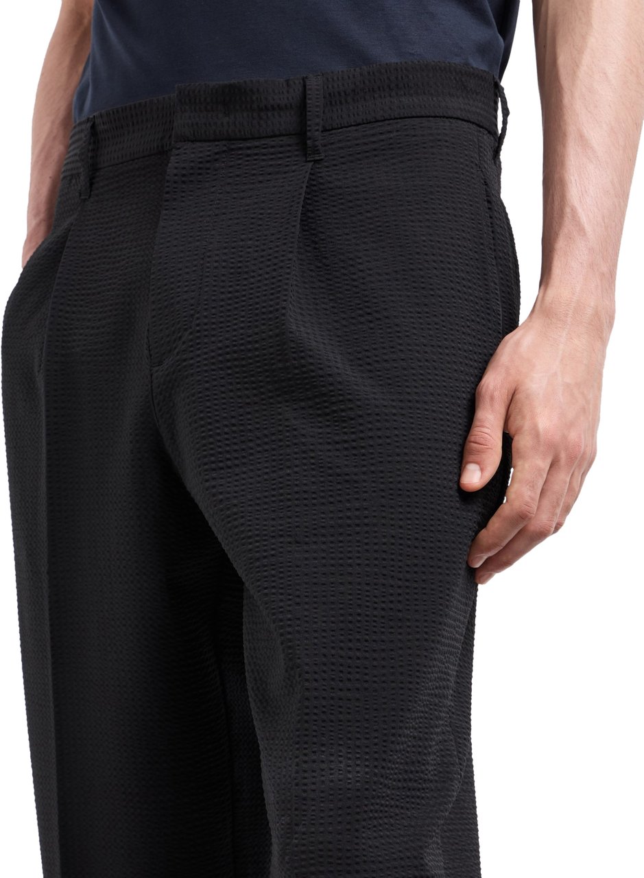 Emporio Armani Trousers Black Zwart