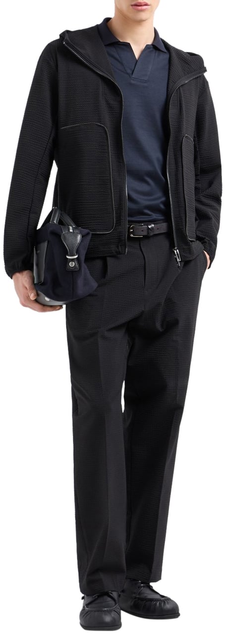 Emporio Armani Trousers Black Zwart