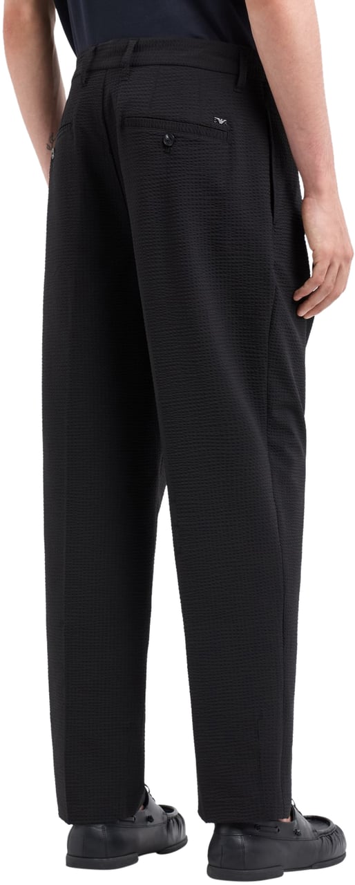 Emporio Armani Trousers Black Zwart