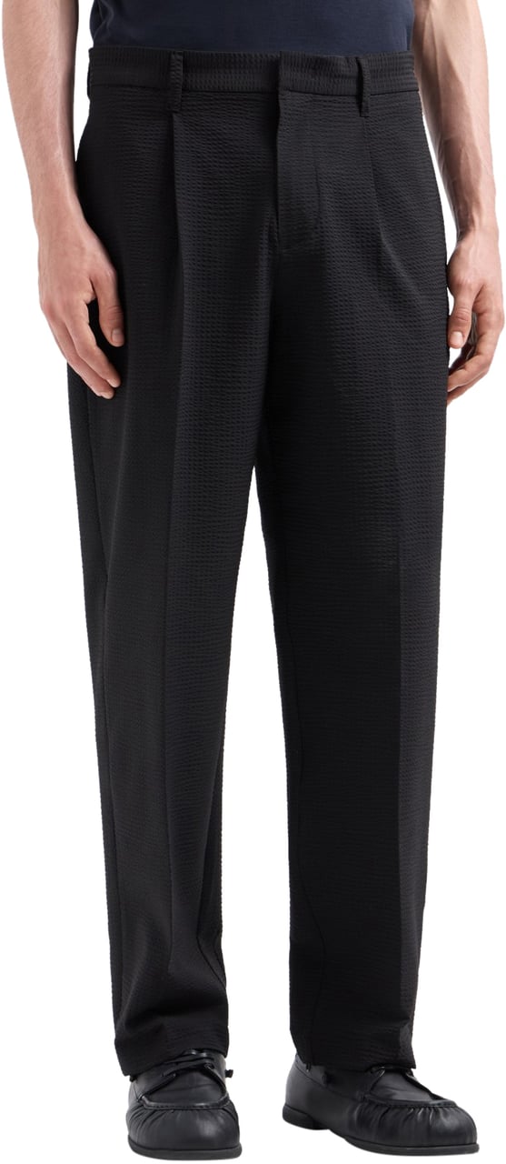 Emporio Armani Trousers Black Zwart