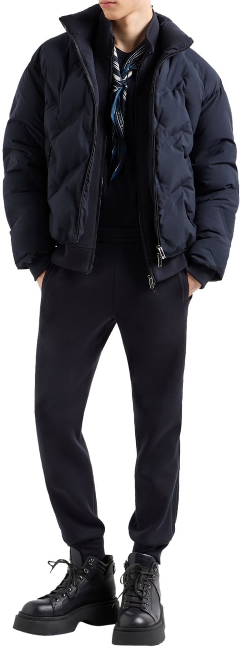 Emporio Armani Trousers Blue Blauw