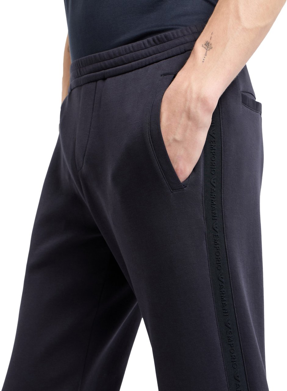 Emporio Armani Trousers Blue Blauw