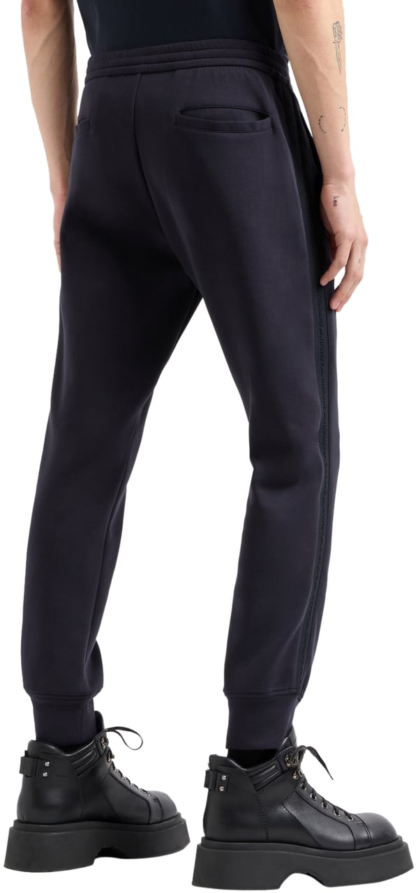 Emporio Armani Trousers Blue Blauw