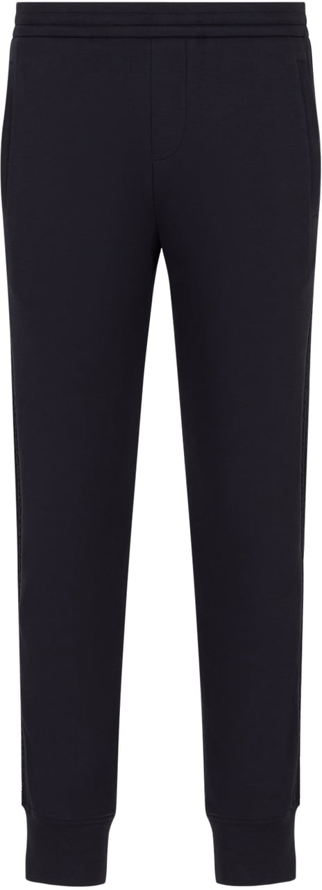 Emporio Armani Trousers Blue Blauw