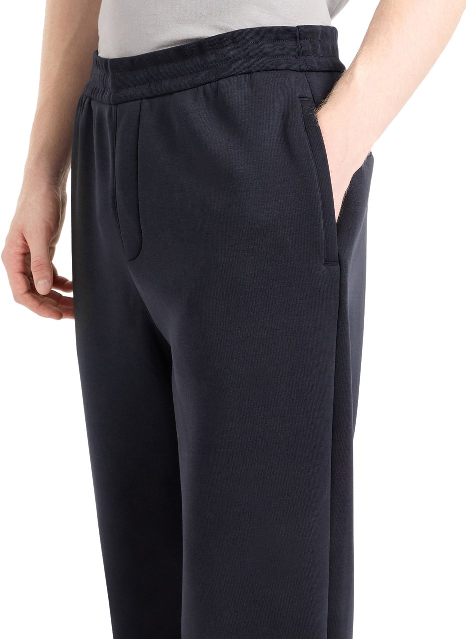 Emporio Armani Trousers Blue Blauw