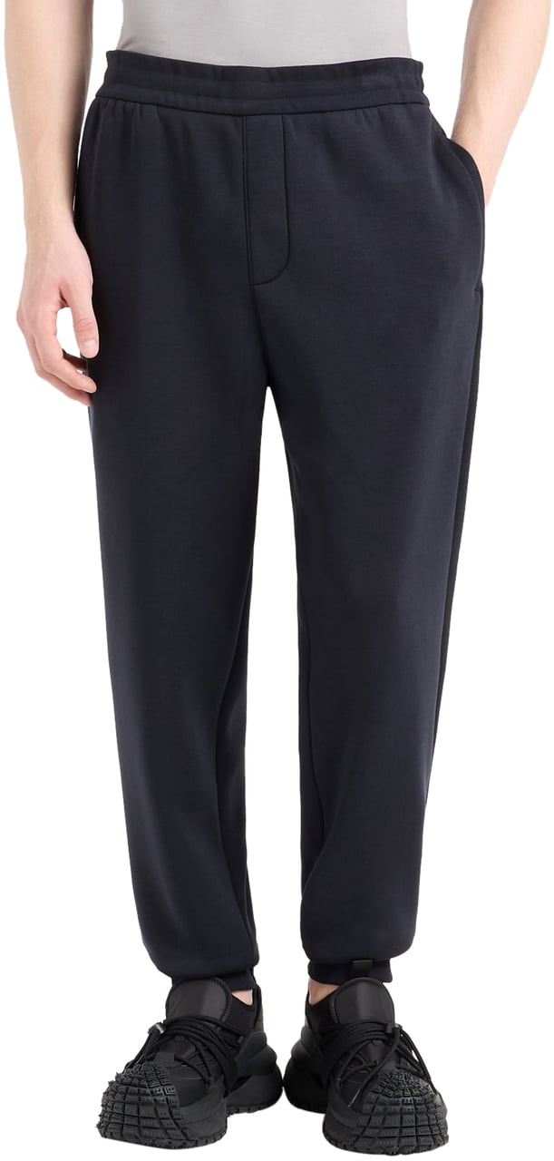Emporio Armani Trousers Blue Blauw