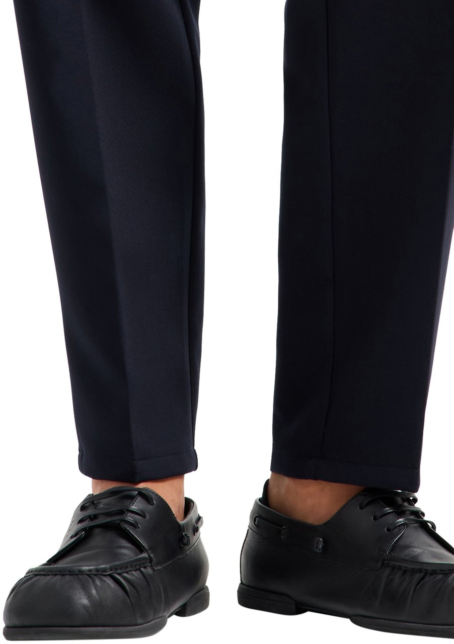 Emporio Armani Trousers Blue Blauw