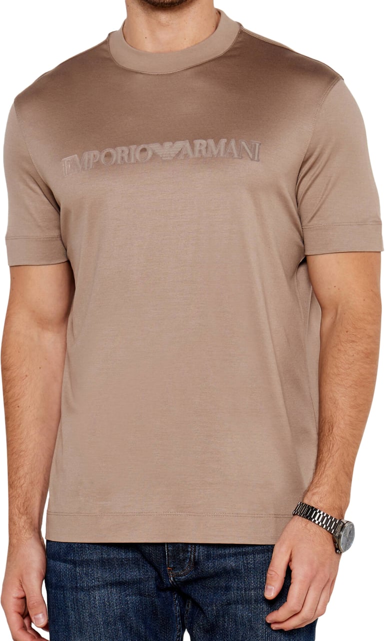 Emporio Armani T-Shirts And Polos Logo Incenso Divers