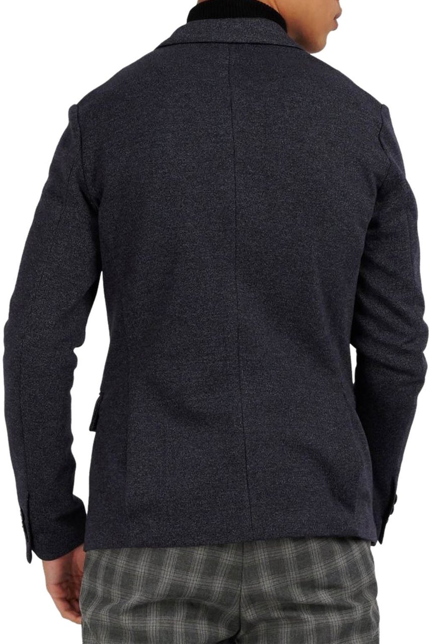 Emporio Armani Blauw Colbert Blauw