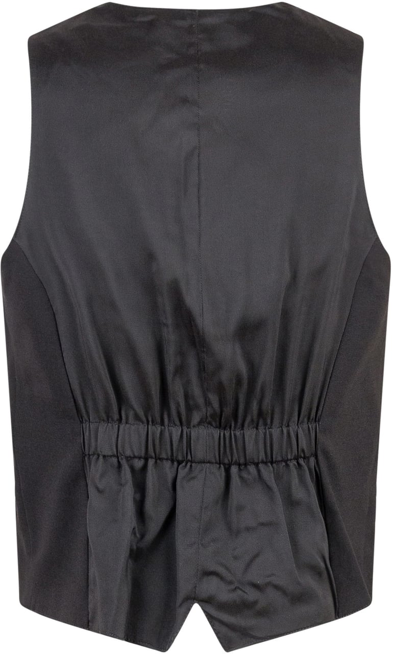 Emporio Armani Gilet con Bottoni Donkergrijs