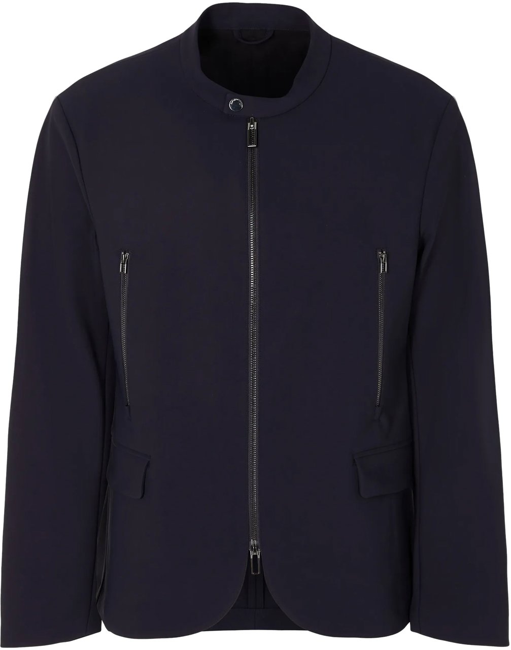 Emporio Armani Jackets Blue Navy Blauw