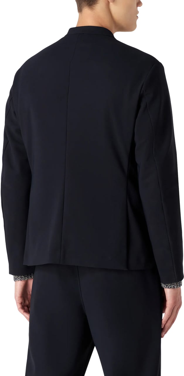 Emporio Armani Jackets Blue Navy Blauw
