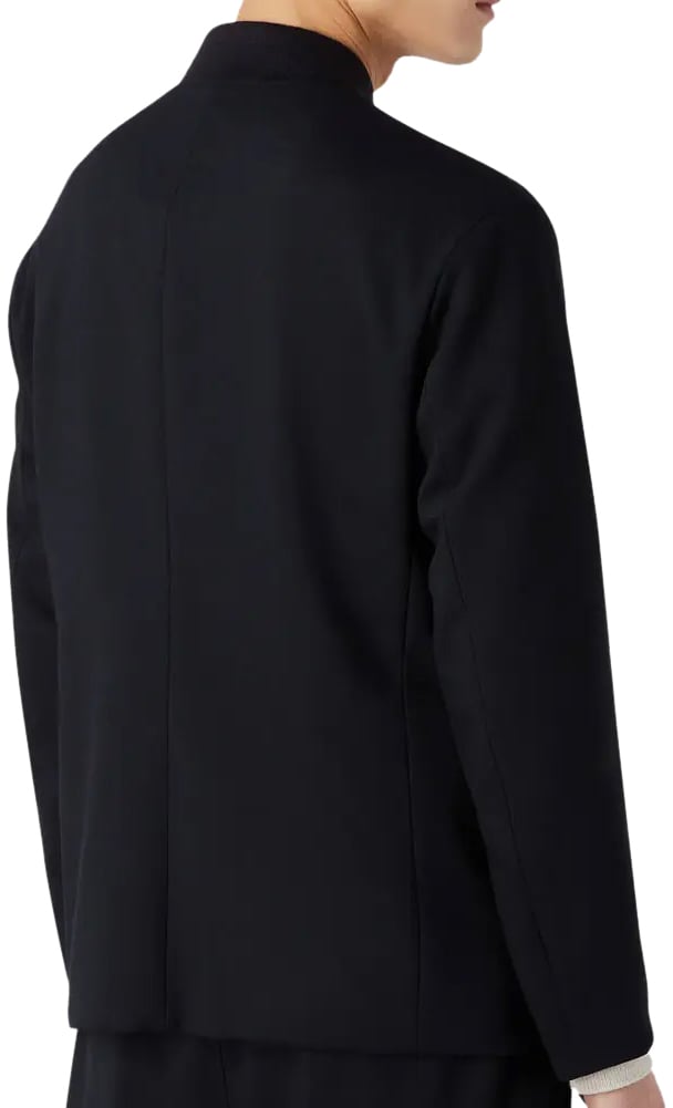 Emporio Armani Jackets Blue Navy Blauw