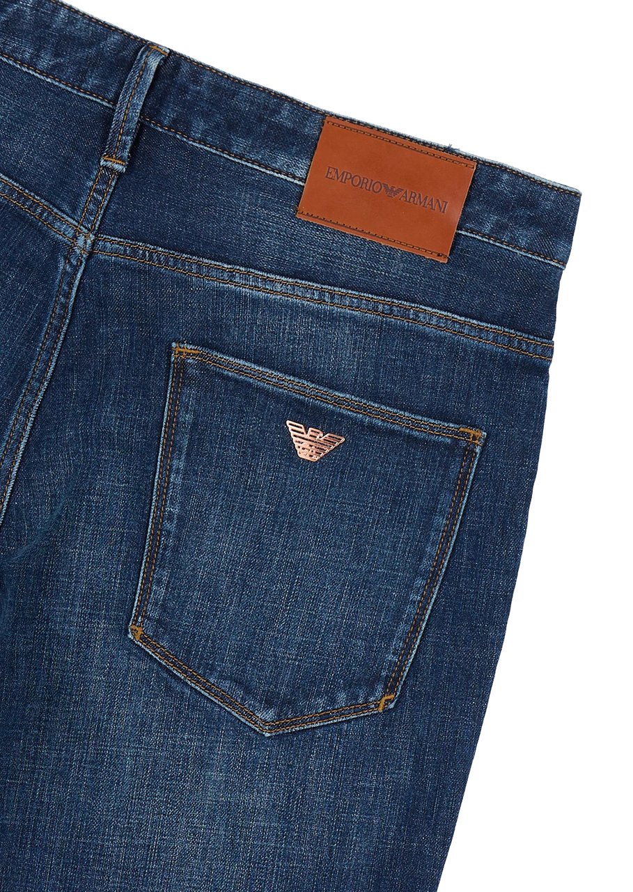 Emporio Armani Jeans Denim Blue Blauw