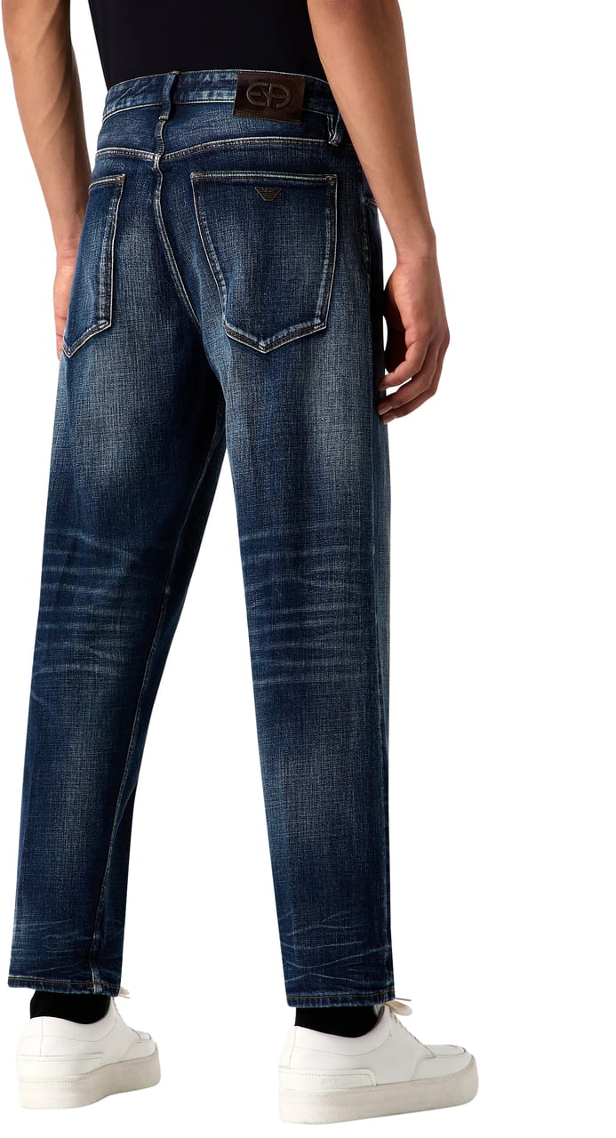 Emporio Armani Jeans Blue Denim Medium Blauw