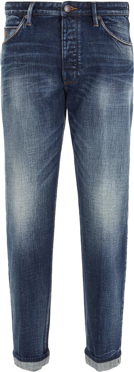 Emporio Armani Jeans Blue Denim Medium Blauw