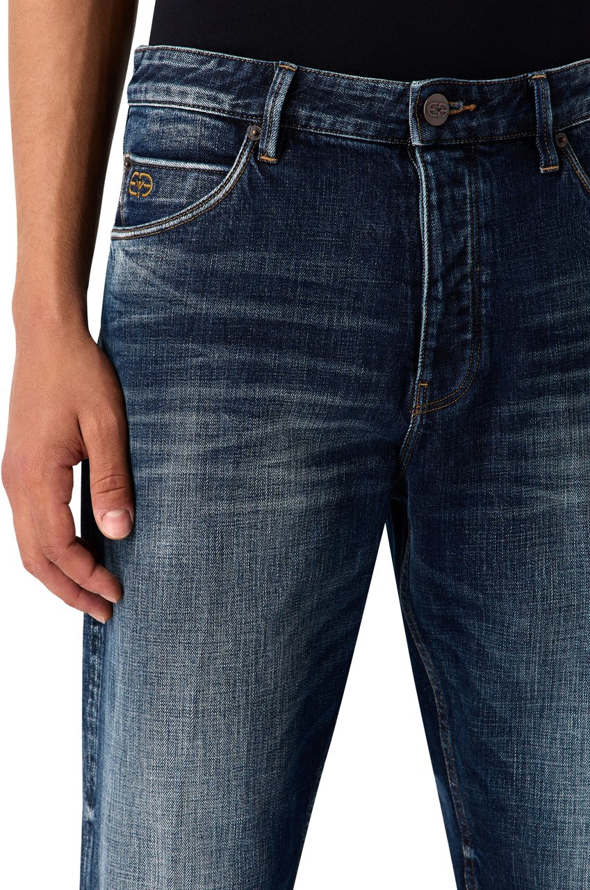 Emporio Armani Jeans Blue Denim Medium Blauw