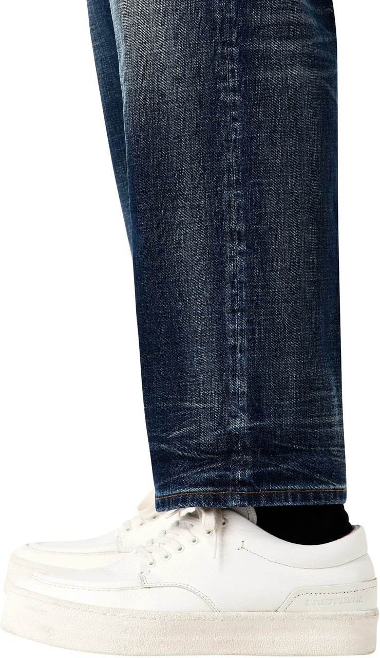 Emporio Armani Jeans Blue Denim Medium Blauw