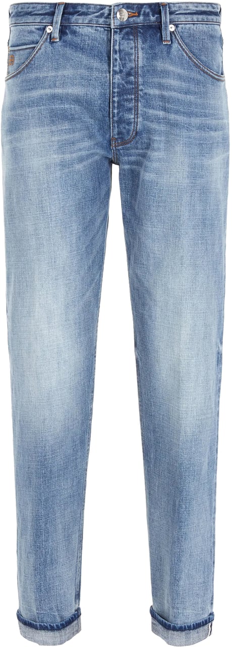 Emporio Armani Jeans Blue Denim Chiaro Blauw