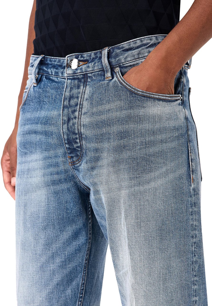 Emporio Armani Jeans Blue Denim Chiaro Blauw