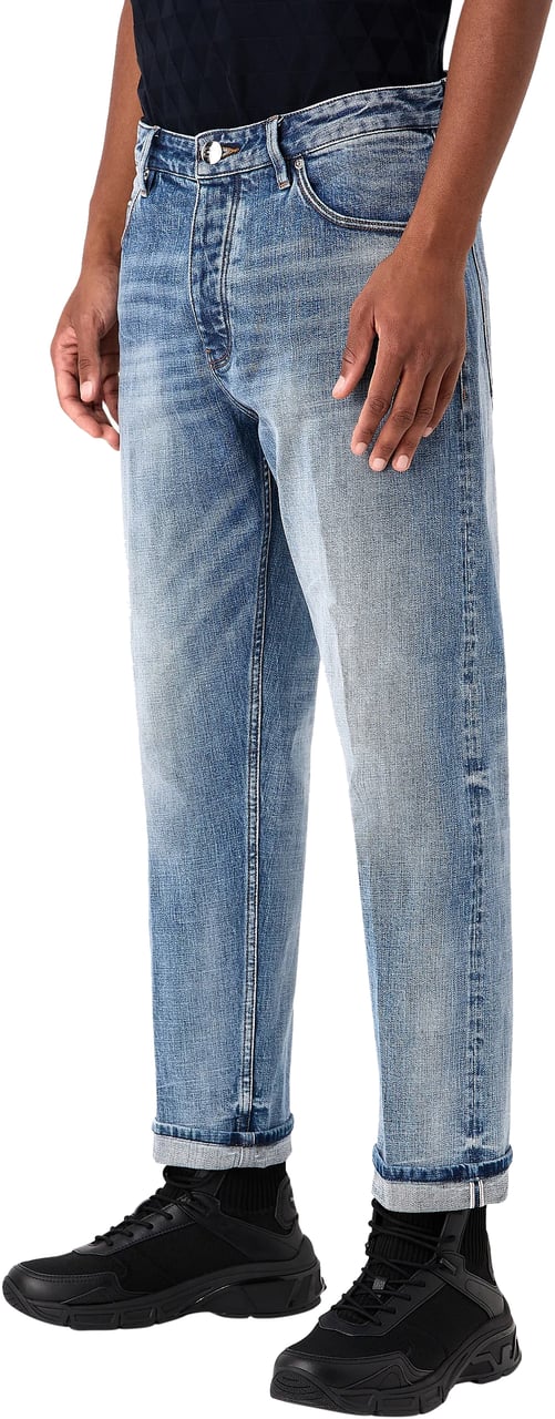 Emporio Armani Jeans Blue Denim Chiaro Blauw