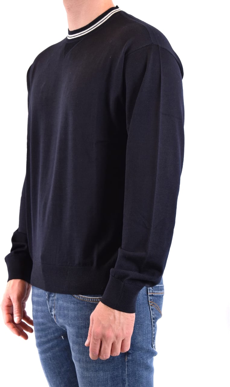 Emporio Armani Sweaters Blue Blauw