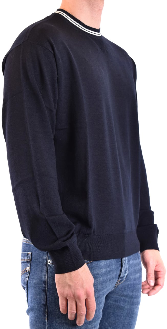 Emporio Armani Sweaters Blue Blauw