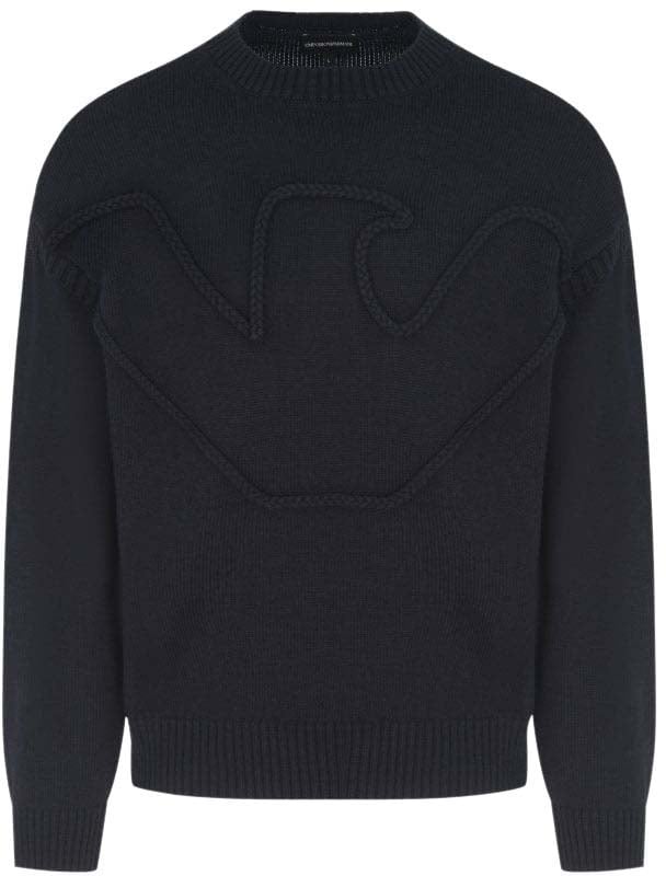Emporio Armani Sweaters Grey Grijs