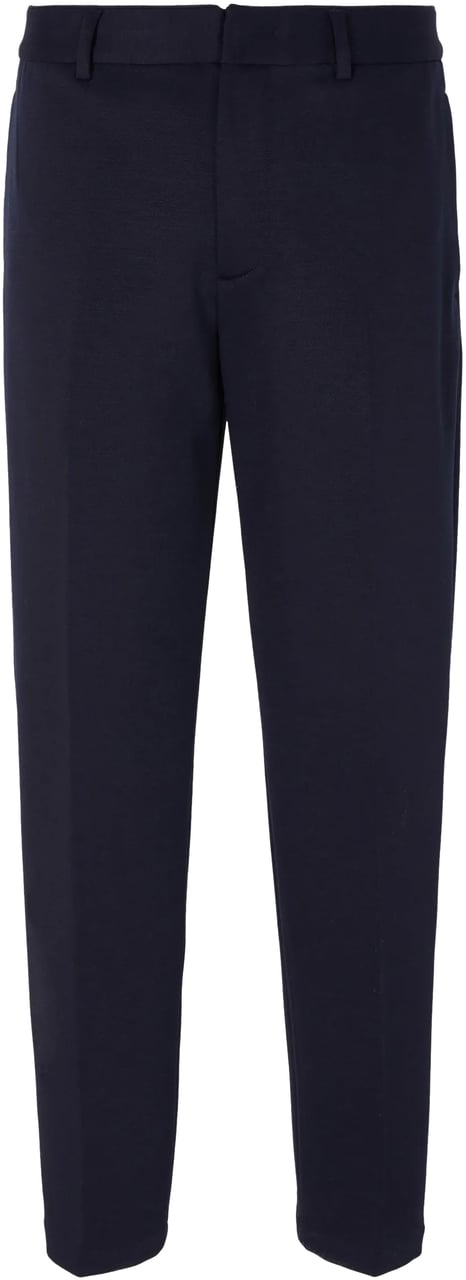 Emporio Armani Trousers Blue Blauw