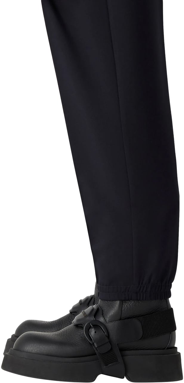 Emporio Armani Trousers Blue Blauw