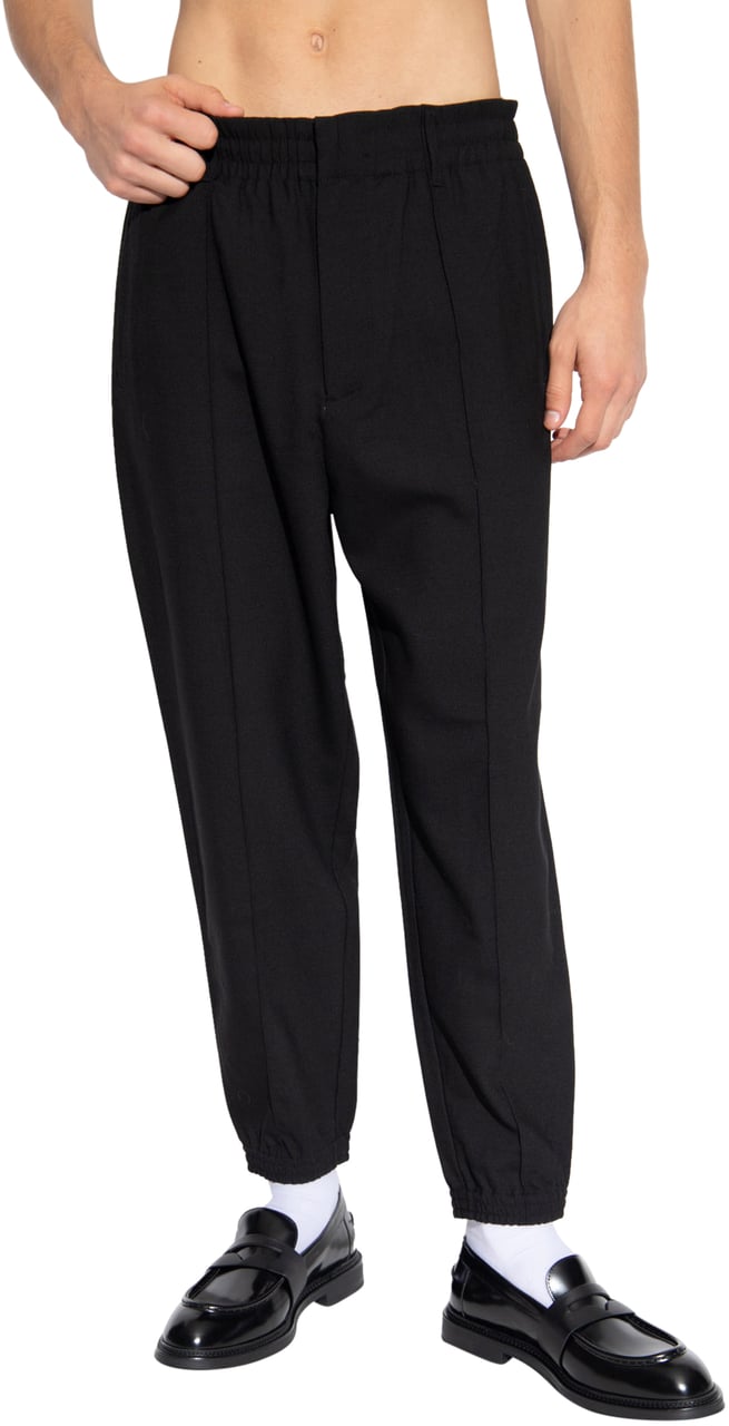 Emporio Armani Trousers Black Zwart