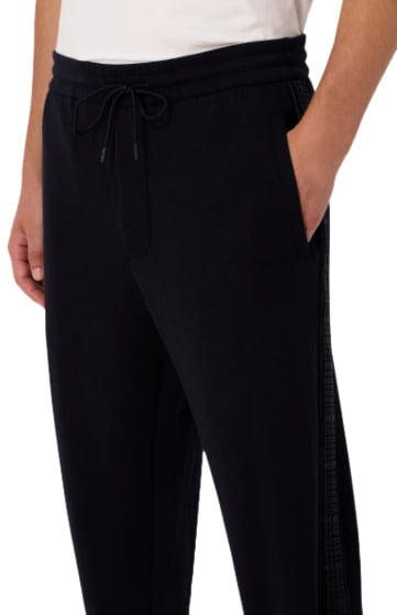 Emporio Armani Trousers Blue Navy Blauw