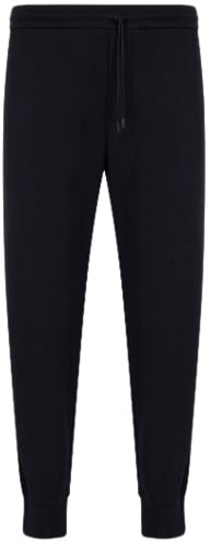 Emporio Armani Trousers Blue Navy Blauw