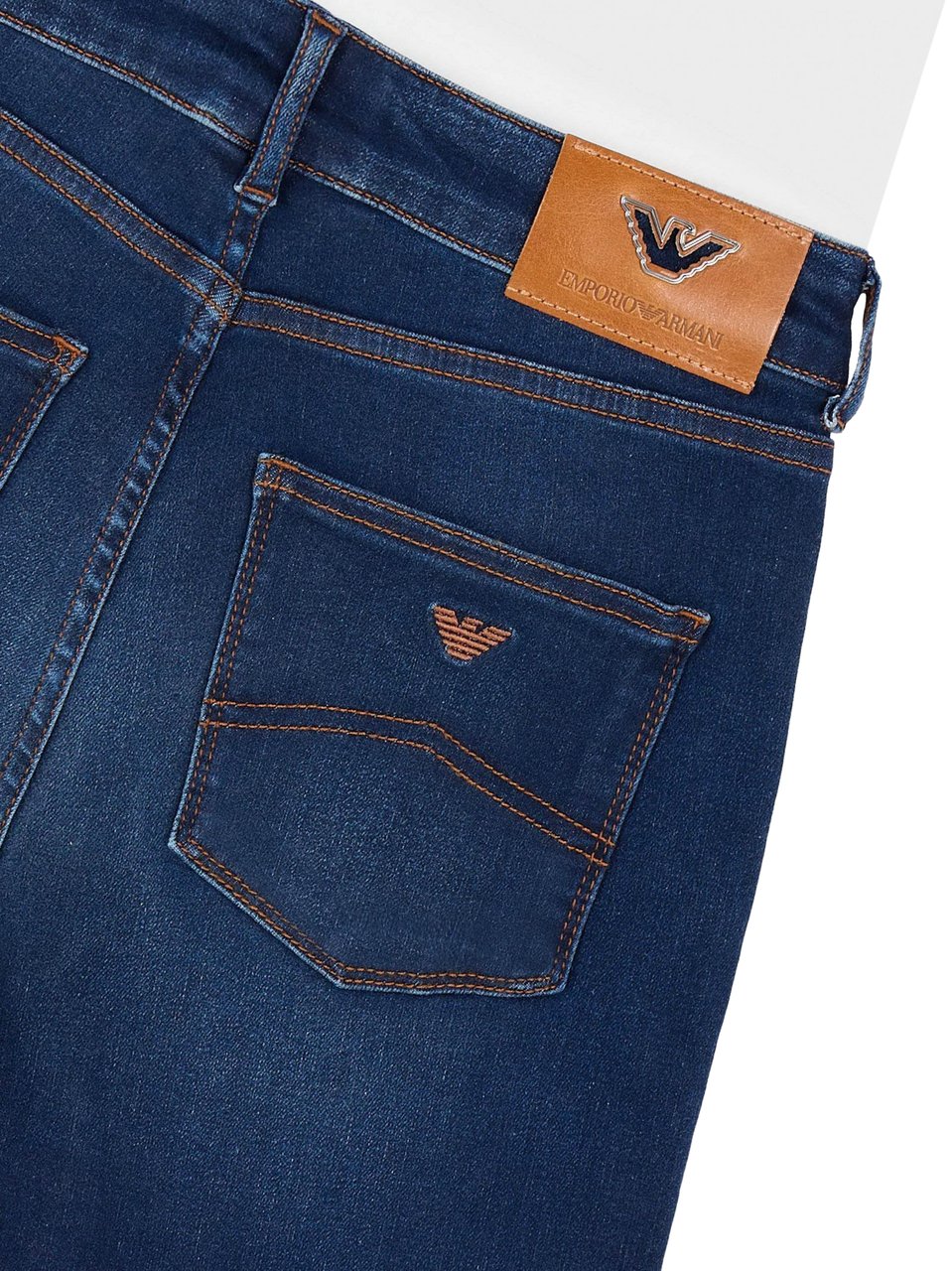 Emporio Armani Jeans Blue Denim Blauw