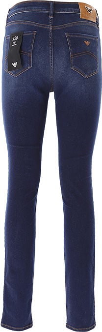 Emporio Armani Jeans Blue Denim Blauw