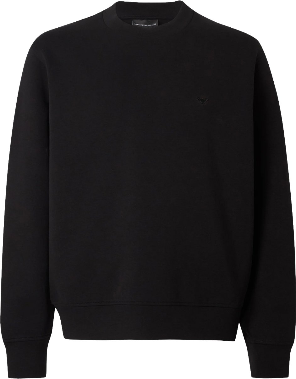 Emporio Armani Crewneck Logo Sweatshirt Zwart