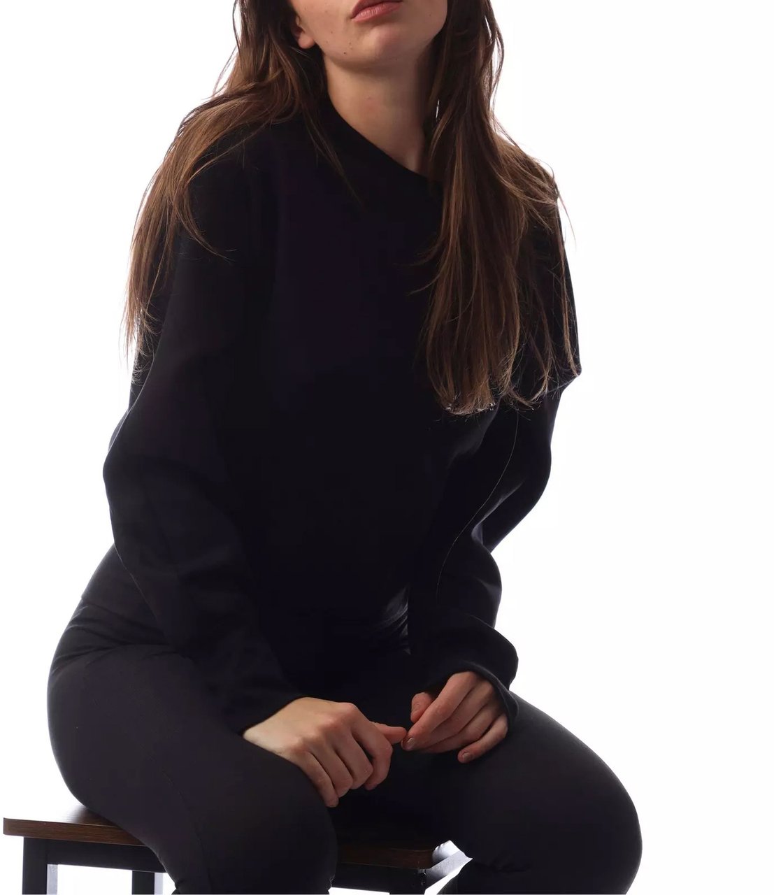 Emporio Armani Crewneck Logo Sweatshirt Zwart