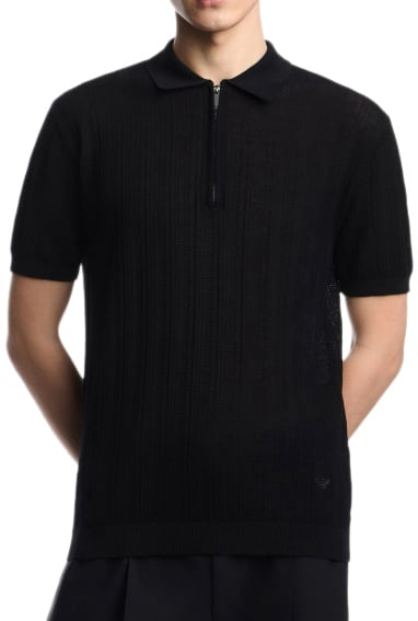 Emporio Armani T-Shirts And Polos Black Zwart