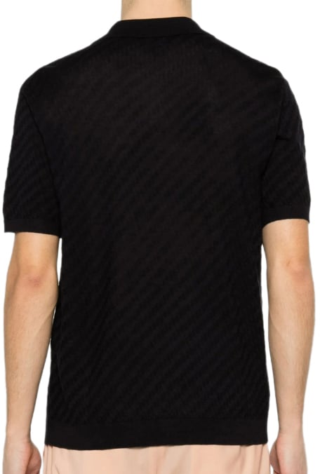 Emporio Armani T-Shirts And Polos Blue Zwart