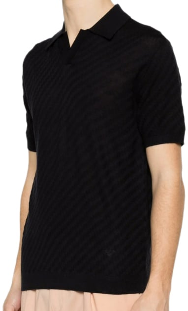 Emporio Armani T-Shirts And Polos Blue Zwart